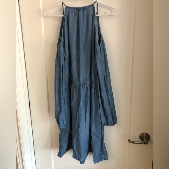 Michael Kors Cold Shoulder Chambray Dress - Picture 5 of 11